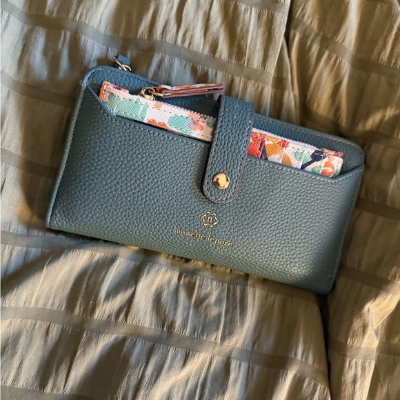 Nanette Lepore | Bags | Nanette Lepore Blue Wallet Elegant Design